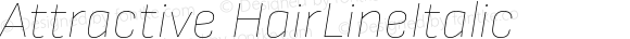 Attractive HairLineItalic