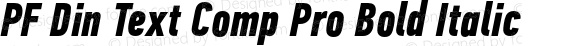 PF Din Text Comp Pro Bold Italic