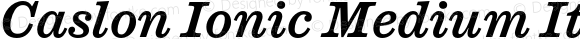 CaslonIonic-MediumItalic