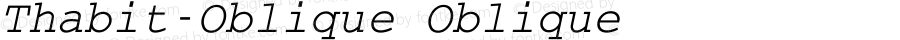 Thabit-Oblique Oblique 0.01
