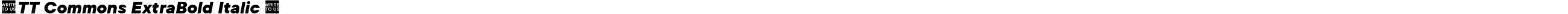 ☠TT Commons ExtraBold Italic ☠