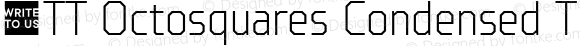 ☠TT Octosquares Condensed Thin ☠