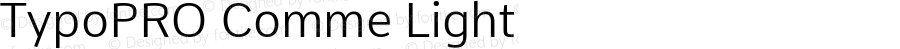 TypoPRO Comme Light