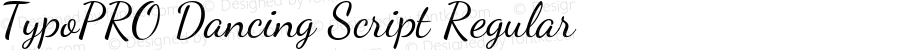 TypoPRO Dancing Script Regular Version 1.002
