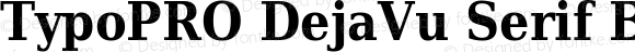 TypoPRO DejaVu Serif Condensed Bold