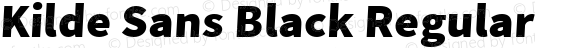 Kilde Sans Black Regular