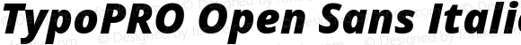 TypoPRO Open Sans Extrabold Italic