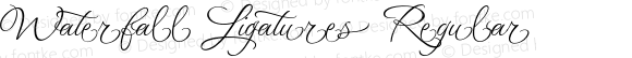 Waterfall Ligatures Regular