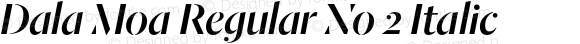 DalaMoa-RegularNo2Italic