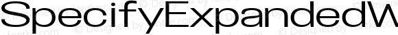 SpecifyExpandedW01-Medium Regular