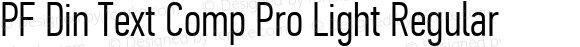 PF Din Text Comp Pro Light Regular