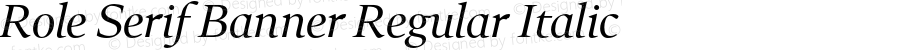 RoleSerifBanner-RegularIt