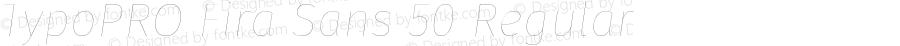 TypoPRO Fira Sans Four Italic