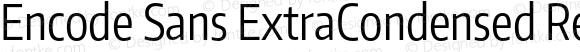 Encode Sans ExtraCondensed Regular