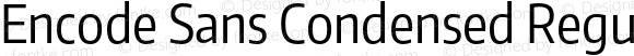 Encode Sans Condensed Regular