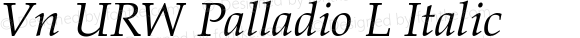 Vn URW Palladio L Italic