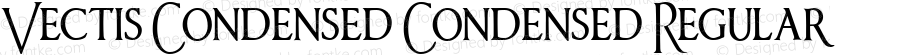 Vectis Condensed Condensed Regular Version 1.000 2009 initial release