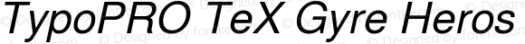 TypoPRO TeX Gyre Heros Italic Version 2.004;PS 2.004;hotconv 1.0.49;makeotf.lib2.0.14853