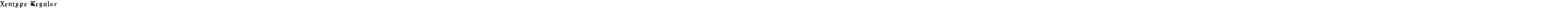 Xentype Regular