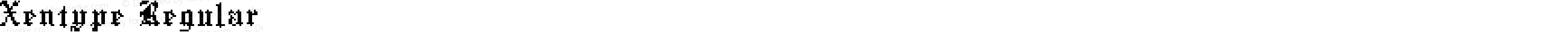 Xentype Regular