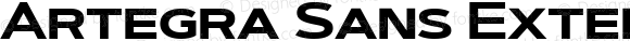 Artegra Sans Extended SC Bold