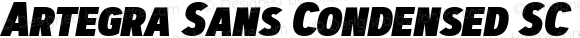 Artegra Sans Condensed SC Black Italic