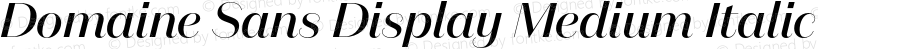 DomaineSansDisplay-MediumItalic