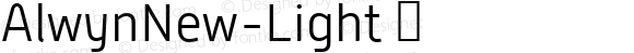 AlwynNew-Light ☞ Version 5.000;com.myfonts.easy.moretype.alwyn-new.light.wfkit2.version.3ugq