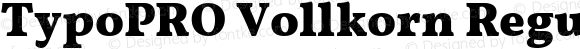 TypoPRO Vollkorn Bold