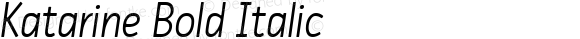 Katarine Bold Italic