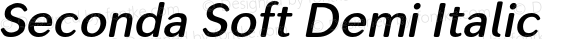 SecondaSoft-DemiItalic