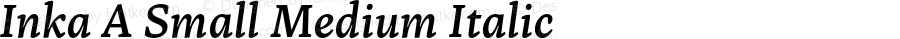 InkaASmall-MediumItalic