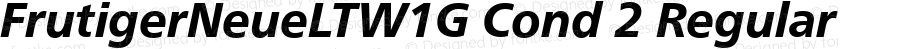 FrutigerNeueLTW1G Condensed 19