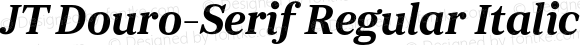 JT Douro-Serif Regular Italic