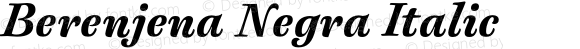 Berenjena Negra Italic