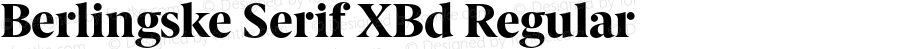 Berlingske Serif XBd