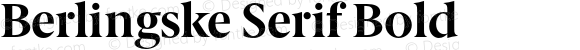 Berlingske Serif Bold