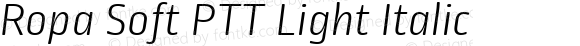 RopaSoftPTT-LightItalic