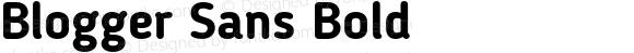 Blogger Sans Bold