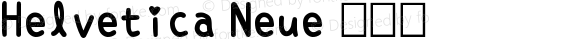 Helvetica Neue Bold Italic