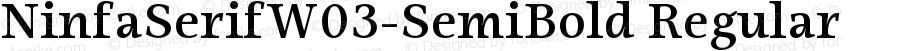 Ninfa Serif W03 SemiBold