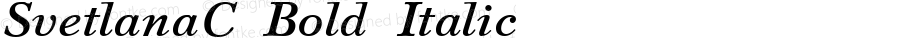 SvetlanaC Bold Italic