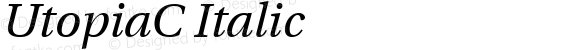 UtopiaC Italic
