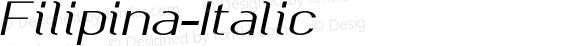 ☞Filipina Italic