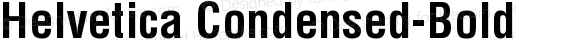 Helvetica Condensed-Bold