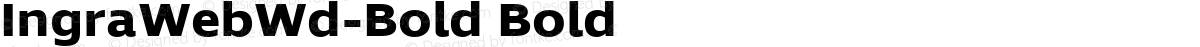 IngraWebWd-Bold Bold