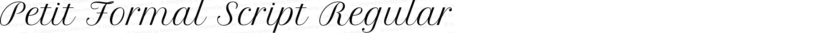 Petit Formal Script