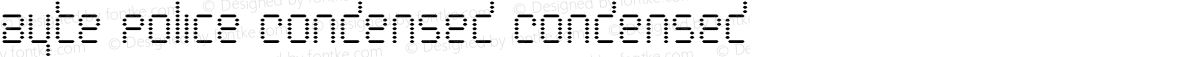 Byte Police Condensed Condensed