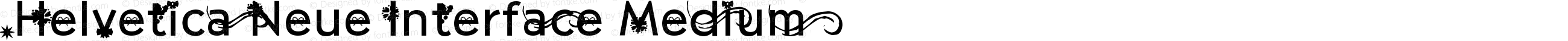 .Helvetica Neue Interface Medium