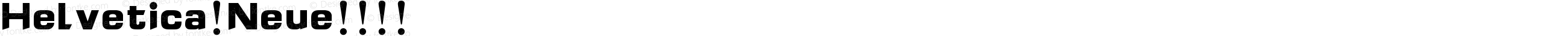 Helvetica Neue Bold Italic